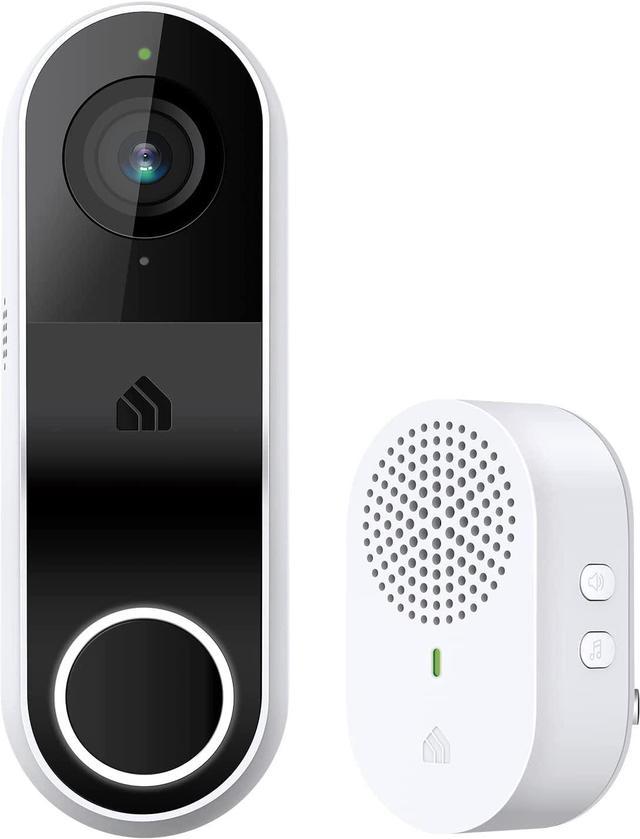 Smart Wireless Video Door Bell with in-built Battery & Free 16GB SD Card, 2  way audio talk, Motion Detection | DIY at B&Q
