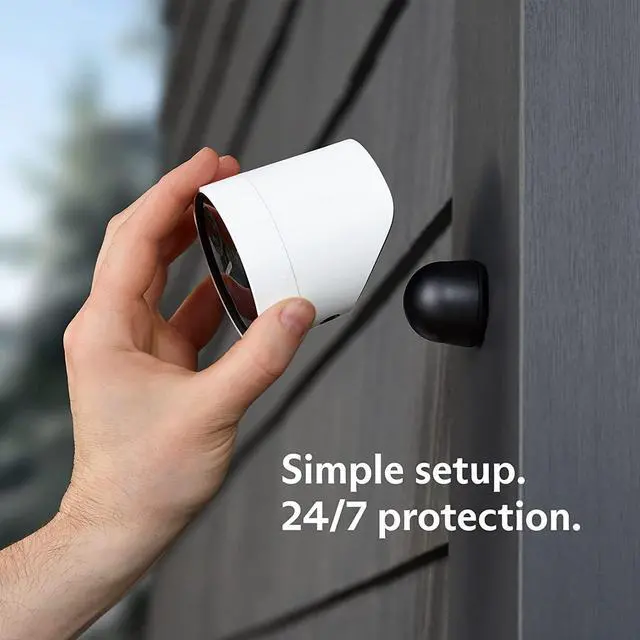 Alt view image 3 of 7 - SimpliSafe Wireless Outdoor Security Camera,1080p, Motion only
