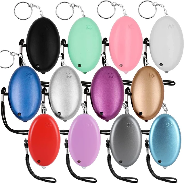 Alt view image 2 of 7 - Safe Sound Personal Alarm, 12 Packs 140DB Personal Security Alarm Keychain with LED Lights, Emergency Safety Alarm for Women, Men, Children, Elderly
