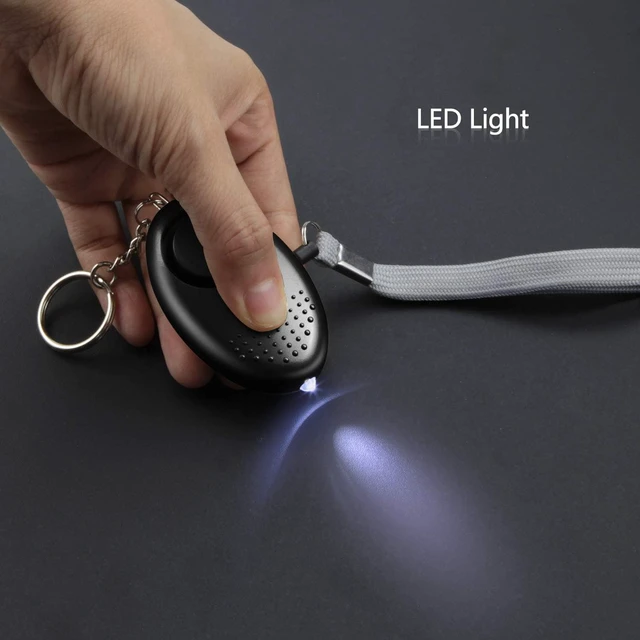Alt view image 3 of 7 - Personal Alarm for Women, 10Pcs 140dB Self Defense Keychain LED Light