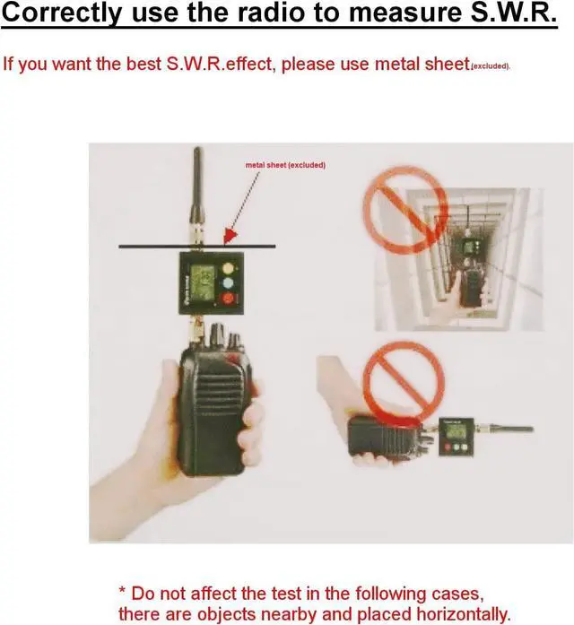 Alt view image 6 of 7 - Mcbazel Surecom SW-102 Digital VHF/UHF 125-525Mhz Antenna Power & SWR Meter, Welcome to consult