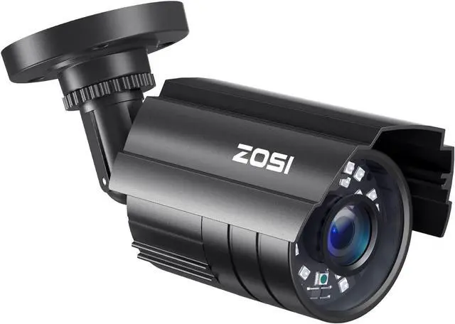 Main image of ZOSI 1080P HD TVI Security Camera for Home Office Surveillance CCTV System Bullet BNC Camera with Night Vision Black