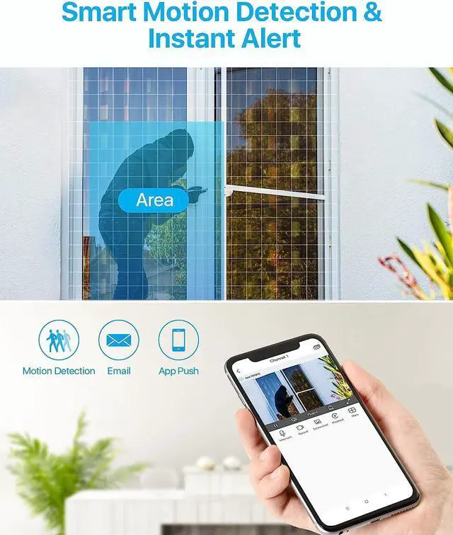 Alt view image 4 of 7 - Gadpiparty ZOSI 8 Channels Full 1080P High Definition Hybrid 4-in-1 HD TVI DVR Video Recorder CCTV Network Motion Detection for Surveillance Security Camera System Mobile Phone Monitoring Real Time R