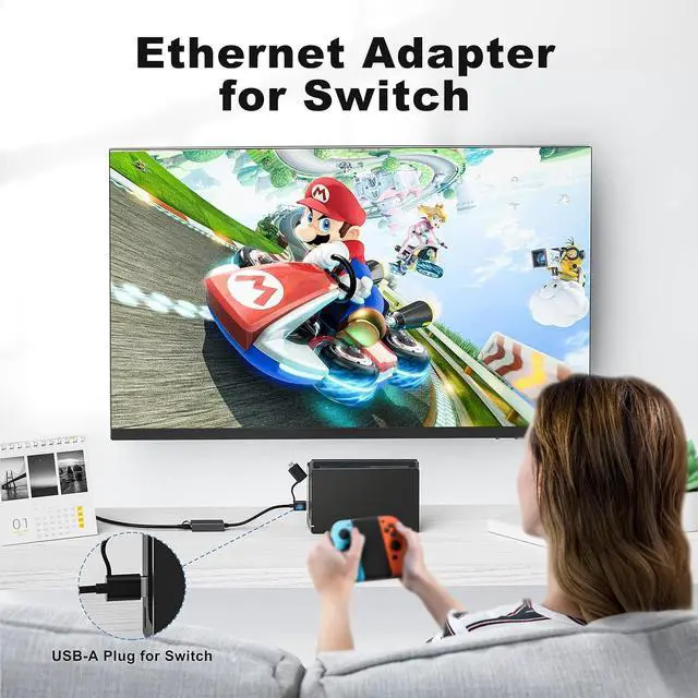 Alt view image 2 of 5 - BYEASY USB to Ethernet Adapter, USB C to Ethernet RJ45 Adapter, Gigabit LAN Network Adapter Supporting 10/100/1000 Mbps for MacBook Pro / Air, iPad Pro, iMac, XPS, Surface Pro, Notebook Laptop, Switch