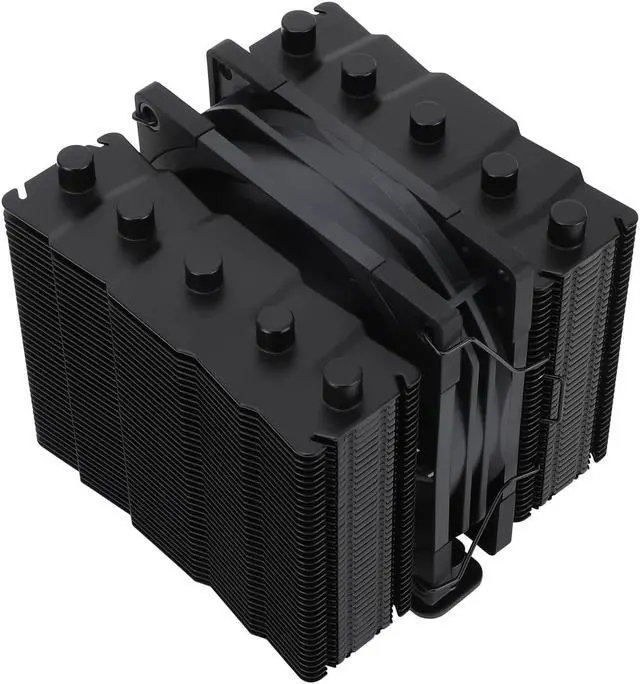 Main image of Silver Soul 110 Black CPU Cooler Dual Towers, 5 Heat Pipes, 110MM Hight, TL-B9B PWM Fan, Aluminium Heatsink Cover, AGHP Technology, for AMD AM4 AM5/Intel 1700/1150/1151/1200/2011