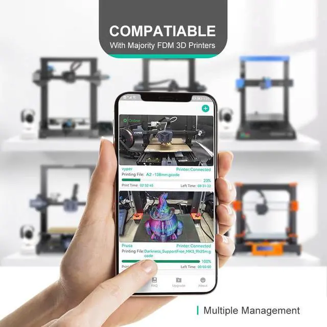 Alt view image 5 of 6 - Mintion Beagle Camera for 3D Printer, Plug&Play, Remote Monitoring, WiFi Connection, Support PC/APP, Auto Generate Time-Lapse Video, with 32G Micro SD Card
