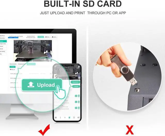 Alt view image 6 of 6 - Mintion Beagle Camera for 3D Printer, Plug&Play, Remote Monitoring, WiFi Connection, Support PC/APP, Auto Generate Time-Lapse Video, with 32G Micro SD Card
