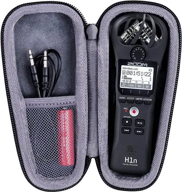 Main image of co2CREA Hard Case Replacement for Zoom H1n H1 Digital Handy Recorder (Black Case)