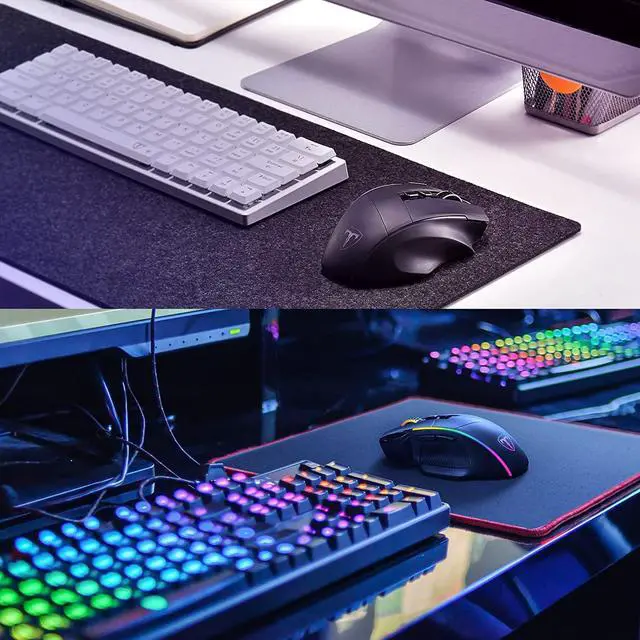 Alt view image 7 of 7 - RisoPhy Wireless Gaming Mouse,Tri-Mode 2.4G/USB-C/Bluetooth Mouse Up to 10000DPI,Chroma RGB Backlit,Ergonomic Mouse with 8 Programmable Buttons,Rechargeable Computer Mouse for Laptop,PC,Mac
