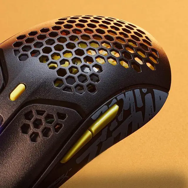 Alt view image 3 of 7 - HyperX Pulsefire Haste  Gaming Mouse  TimTheTatMan Edition  Ultra-Lightweight, 59g, Honeycomb Shell, Hex Design, HyperFlex USB Cable, Up to 16000 DPI, 6 Programmable Buttons
