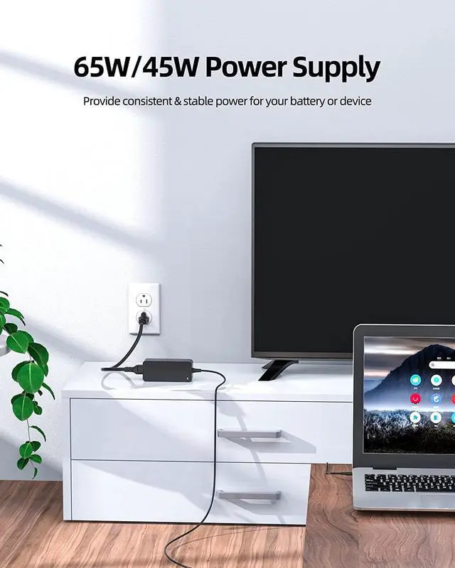 Alt view image 7 of 7 - 65W USB C Charger Fit for Lenovo 4X20M26268 GX20P92530 4X20M26274 4X20M26280 4X20M26281 4X20M26282 4X20M26269 4X20M26276 5A10W86251 5A10W86255 5A10W86270 Charger - (UL Safety Certified Products)