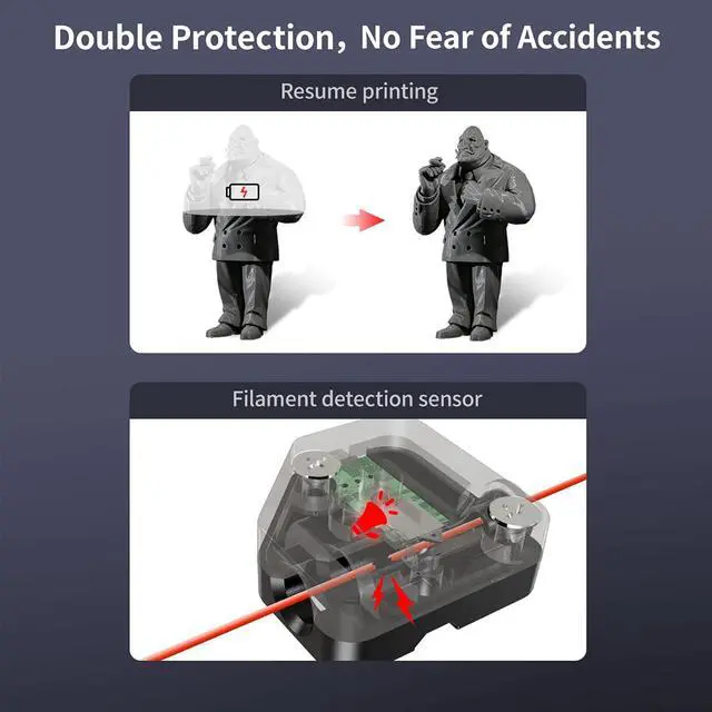 Alt view image 2 of 7 - Voxelab Aquila X2 Upgrade 3D Printer Integrated Structure Design with Carborundum Glass Platform and TMC2208 32-bit Silent Mainboard, 8.66x8.66x9.84in Printing Size
