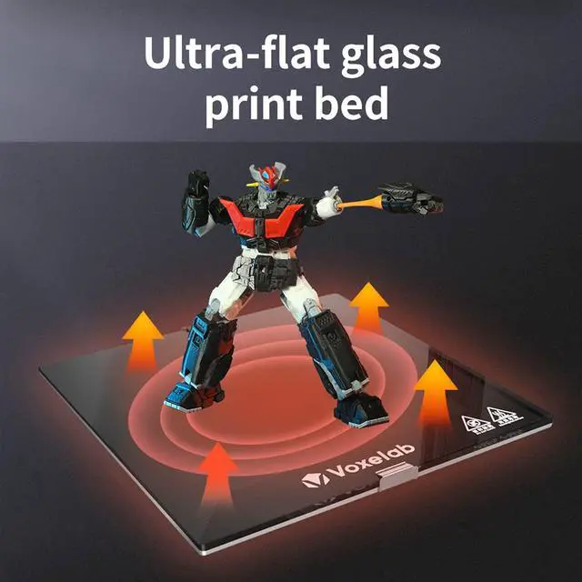 Alt view image 5 of 7 - Voxelab Aquila X2 Upgrade 3D Printer Integrated Structure Design with Carborundum Glass Platform and TMC2208 32-bit Silent Mainboard, 8.66x8.66x9.84in Printing Size