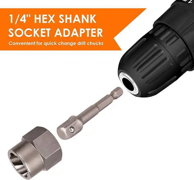 Alt view image 3 of 7 - THINKWORK Bolt Extractor Set, 13+1 Pieces Impact & Nut Remover Stripped Lug Remover, Extraction Socket Set for Removing Damaged, Frozen, Rusted, Rounded-Off Bolts, Nuts Screws