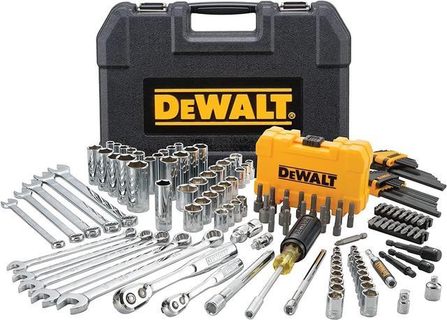 DEWALT Mechanics Tools Kit and Socket Set 142 Piece 1 4 3 8