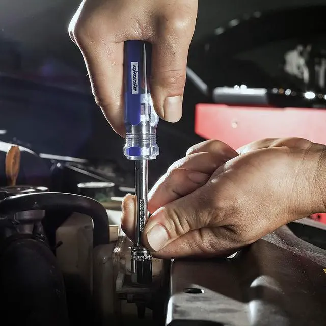 Alt view image 5 of 7 - EPAuto Mechanics Tool Socket Set Drive Socket Wrench Ratchets, SAE/Metric, 122-Piece