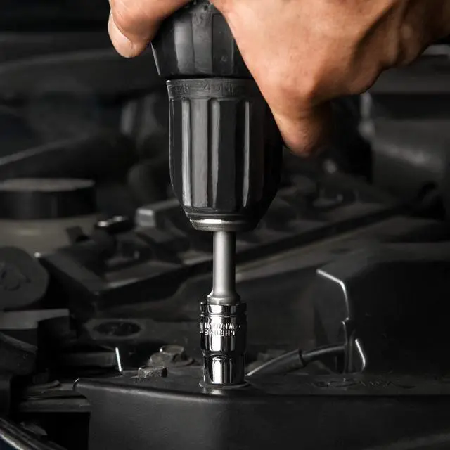 Alt view image 6 of 7 - EPAuto Mechanics Tool Socket Set Drive Socket Wrench Ratchets, SAE/Metric, 122-Piece