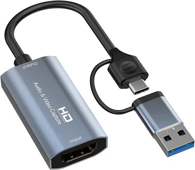 Main image of Video Capture Card, 4K HDMI Video Capture Device 1080P Full HD Game Capture Card, USB to HDMI Audio Video TV Tuner Capture Card for Live Streaming, Video Recording, Conferencing, Gaming, Broadcasting