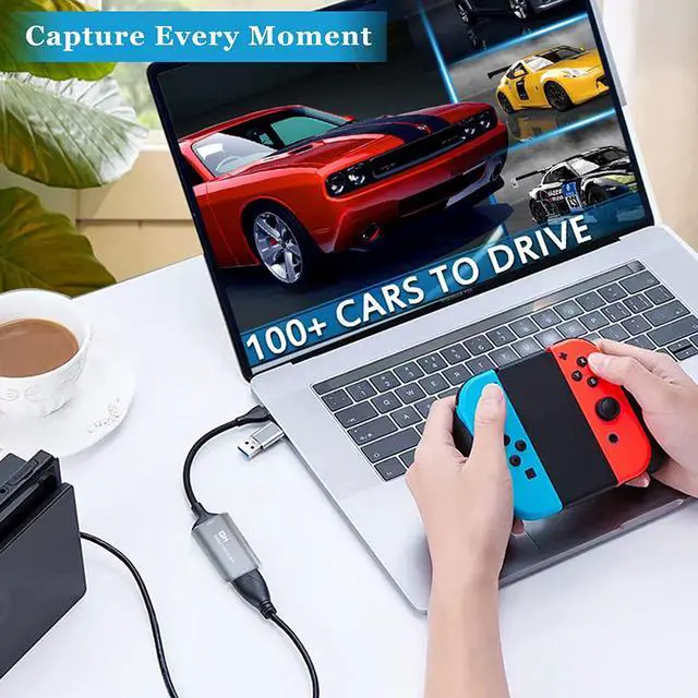 Alt view image 2 of 6 - Video Capture Card, 4K HDMI Video Capture Device 1080P Full HD Game Capture Card, USB to HDMI Audio Video TV Tuner Capture Card for Live Streaming, Video Recording, Conferencing, Gaming, Broadcasting