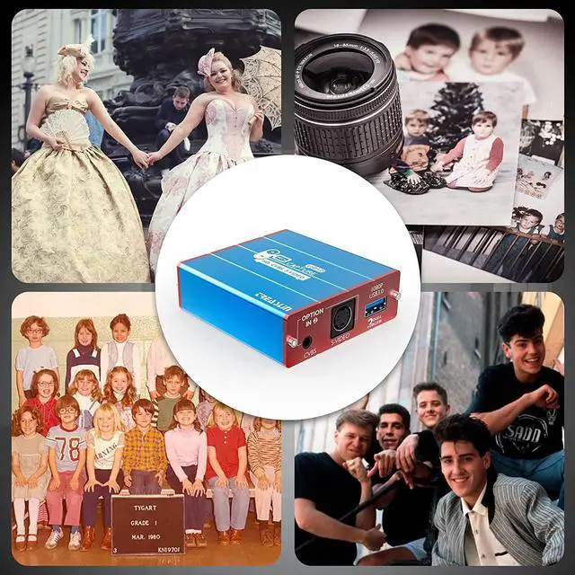 Alt view image 7 of 7 - TreasLin Video Tape to Digital CVBS S-Video HDMI Capture Video Digital Format from VCR's, AV, RCA, 8mm Film Hi8 Tape Player Cassette Camcorder Mini Dv Old Music Player