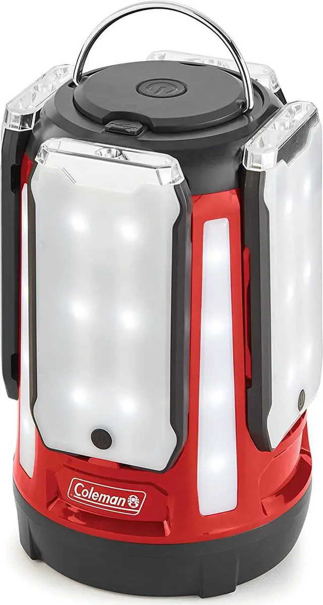 Main image of Quad Panel 800L LED Lantern, Water-Resistant Lantern with 4 Removable Magnetic Light Panels & USB Charging Port, Great for Camping, Hunting, Emergencies, & More