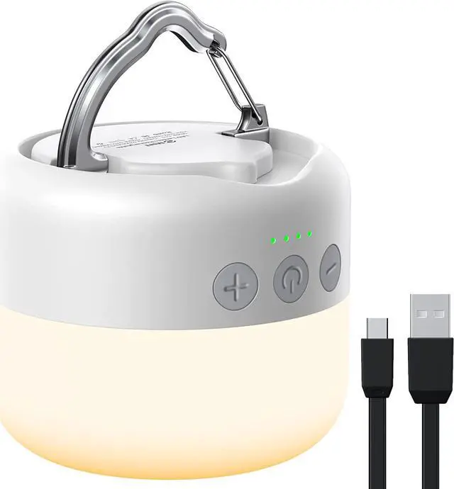 Main image of LED Camping Lantern Rechargeable 1000LM, Up to 300H Running Time Camping Tent Light, 6700mAh Emergency Light for Hurricane, Power Outages, Home, Hiking, Water-Resistant