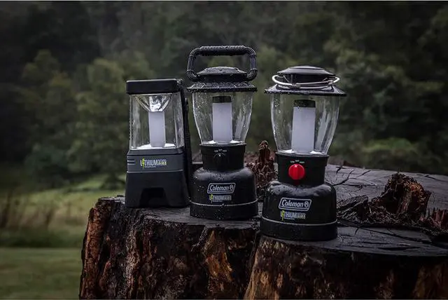 Alt view image 5 of 5 - Coleman Rugged Rechargeable 400L LED Lantern, Water & Impact-Resistant Rechargeable Lantern with USB Charging Port, Carry Handle, & 2 Light Modes; Lifetime LEDs Never Need Replacing