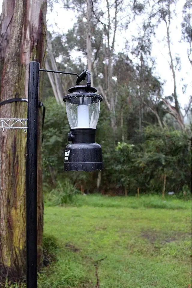 Alt view image 3 of 5 - Coleman Rugged Rechargeable 400L LED Lantern, Water & Impact-Resistant Rechargeable Lantern with USB Charging Port, Carry Handle, & 2 Light Modes; Lifetime LEDs Never Need Replacing
