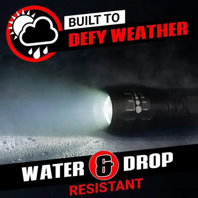 Alt view image 6 of 7 - GearLight LED Flashlights - Mini Camping Flashlights with 5 Modes, Zoomable Beam - Powerful and Bright for Outdoor Use