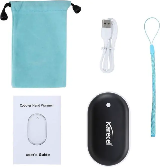 Alt view image 2 of 7 - Rechargeable Hand Warmers, Electric Hand Warmer 5200mAh Powerbank Reusable Handwarmers, Portable USB Hand Warmer Heater Battery Pocket Warmer, Best Gifts for Men and Women in Cold Winter