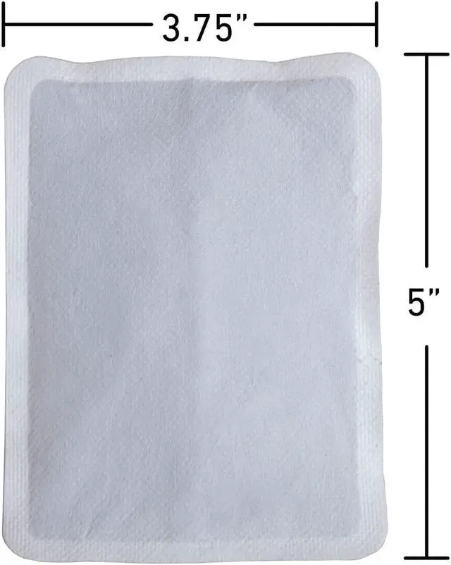 Alt view image 4 of 7 - HotHands Body Warmers With Adhesive - Long Lasting Safe Natural Odorless Air Activated Warmers - Up to 12 Hours of Heat - 40 Individual Warmers