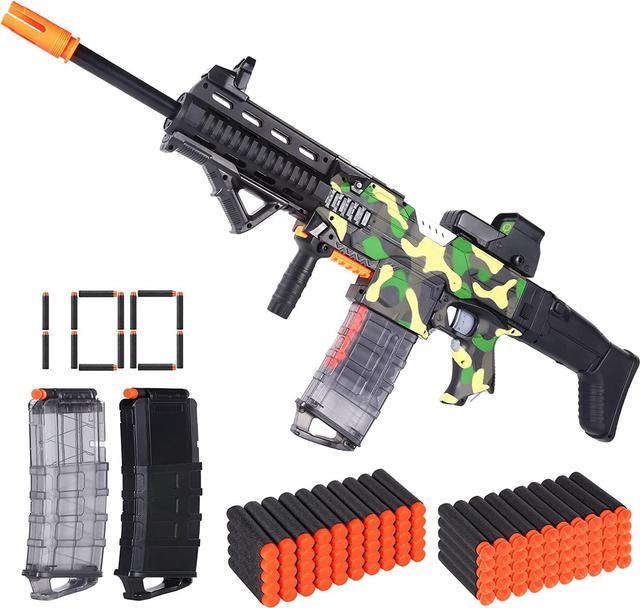 Sinewi pad kompakt COOLFOX Electric Automatic Toy Gun for Nerf Guns Sniper Soft Bullets [Shoot  Faster] Camouflage Burst Soft Bullets Toy Gun for Boys,Toy Foam Blasters &  Guns with 100 Nerf Sniper Darts, Gifts for