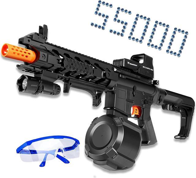 Gel Splatter Cool Ball Toy M416 with Goggles and 50,000 Water Beads  Suitable for Backyard Fun and Outdoor Team Shooting Games For Unisex Kid,  Over 12+ - ToysChoose