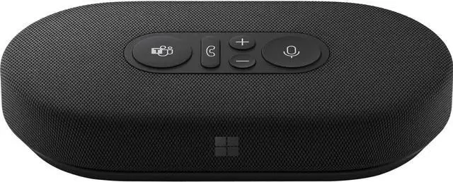 Main image of Microsoft Modern USB-C Speaker, Certified for Microsoft Teams, 2- Way Compact Stereo Speaker, Call Controls, Noise Reducing Microphone. Wired USB-C Connection,Black