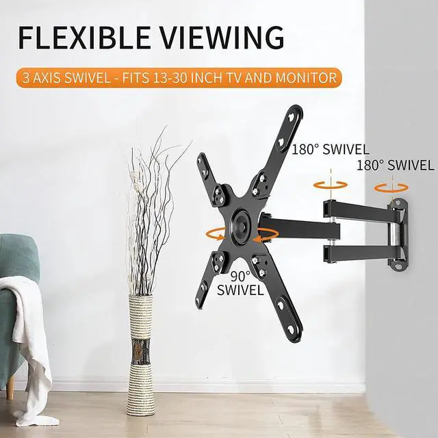 Alt view image 2 of 7 - TV Wall Mount, Bracket for Most 13-39 inch LED, LCD Monitor and Plasma TVs, Max VESA 200x200mm by XINLEI (MA1339)