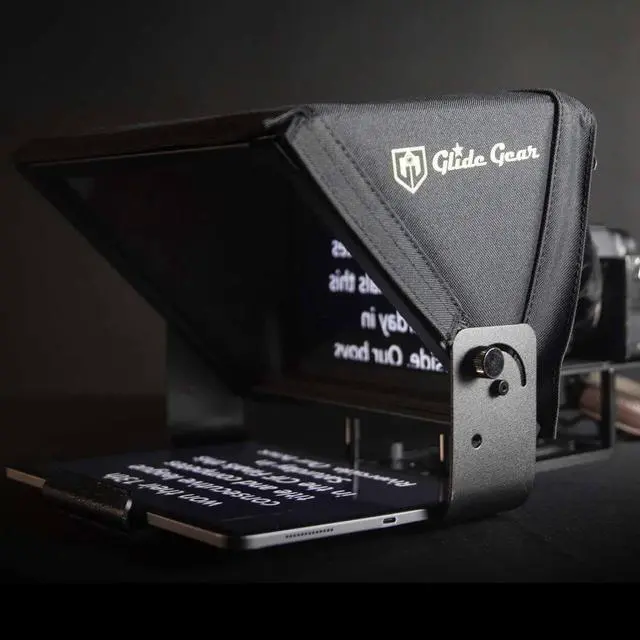 Alt view image 3 of 3 - Glide Gear V2 Portable Tablet Travel Teleprompter with Carry Case