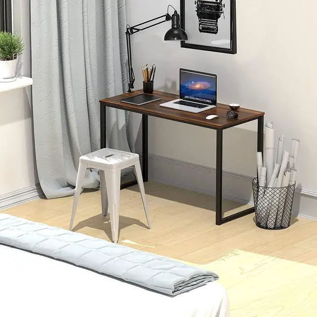 Alt view image 2 of 7 - SHW Home Office 32-Inch Computer Desk, Walnut