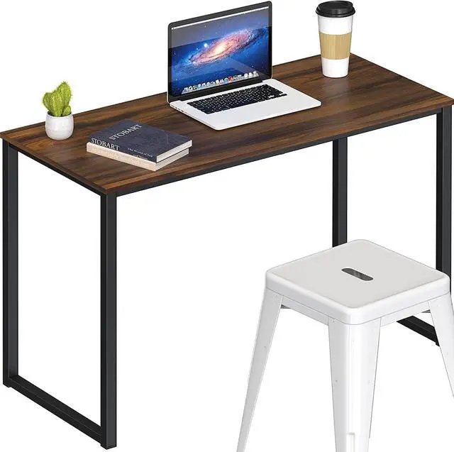 Alt view image 5 of 7 - SHW Home Office 32-Inch Computer Desk, Walnut