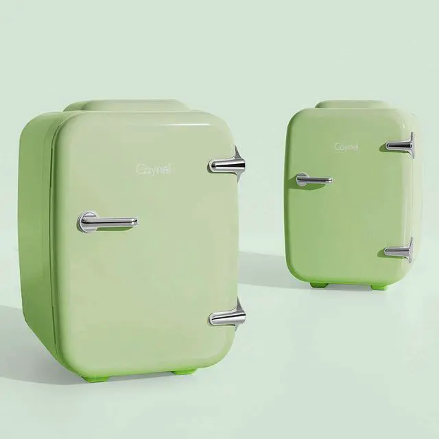 Alt view image 2 of 7 - CAYNEL Mini Fridge Portable Thermoelectric 4 Liter Cooler and Warmer for Skincare, Eco Friendly Beauty Fridge For Foods,Medications, Cosmetics, Breast Milk, Medications Home and Travel