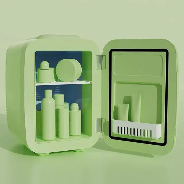 Alt view image 3 of 7 - CAYNEL Mini Fridge Portable Thermoelectric 4 Liter Cooler and Warmer for Skincare, Eco Friendly Beauty Fridge For Foods,Medications, Cosmetics, Breast Milk, Medications Home and Travel