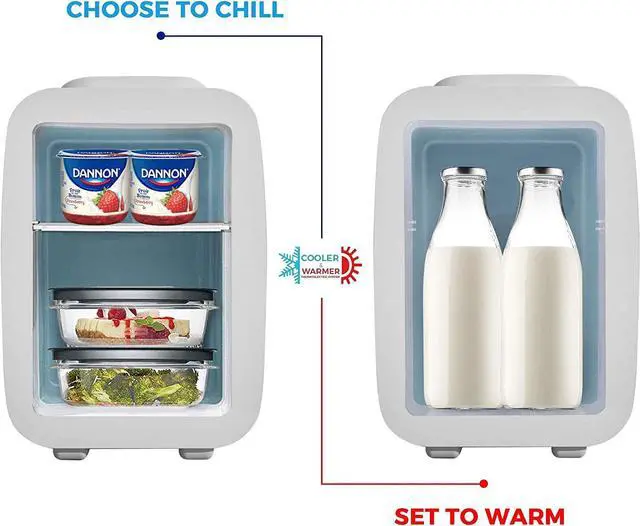 Alt view image 5 of 7 - CAYNEL Mini Fridge Portable Thermoelectric 4 Liter Cooler and Warmer for Skincare, Eco Friendly Beauty Fridge For Foods,Medications, Cosmetics, Breast Milk, Medications Home and Travel
