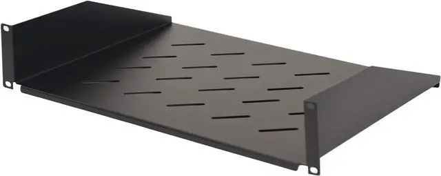 Main image of Aeons 2U Universal Server Rack Shelf Vented Rackmount Cantilever Shelf 14" Deep, for 19 IT Network Rack Cabinet Enclosure - Fixed Server Rack Cabinet Shelf