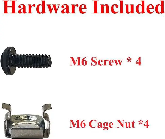 Alt view image 7 of 7 - 1U Brush Type Cable Management Horizontal Cable Manager Rack Mount Server Cabinet Manager 6 Pack