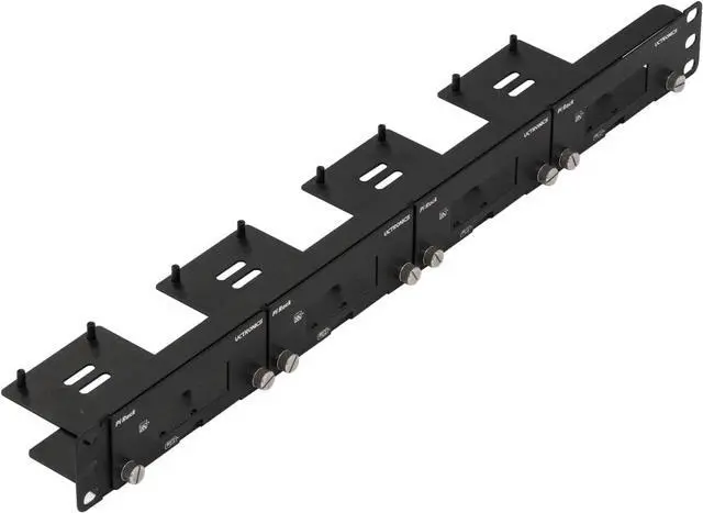 Main image of UCTRONICS Front Removable 1U Rack Mount for Raspberry Pi, with 4 Mounting Brackets for Raspberry Pi 5, 4B, 3B+/3B, and Other B Models