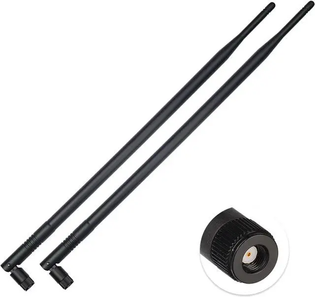 Main image of Superbat 2X 9dBi Dual Band WiFi Antenna 2.4GHz 5GHz 5.8GHz MIMO RP-SMA Bluetooth Antenna for WiFi Router Wireless Network Card Security IP Camera Video Surveillance Monitor