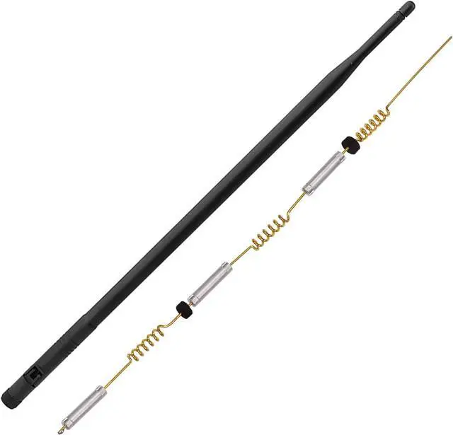 Alt view image 2 of 5 - Superbat 2X 9dBi Dual Band WiFi Antenna 2.4GHz 5GHz 5.8GHz MIMO RP-SMA Bluetooth Antenna for WiFi Router Wireless Network Card Security IP Camera Video Surveillance Monitor