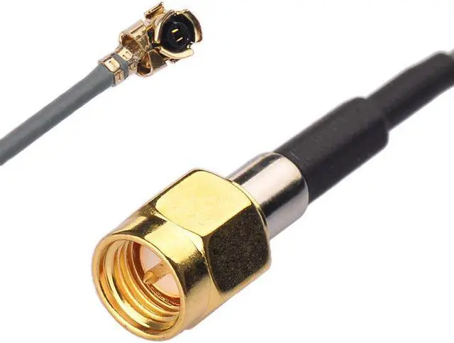 Alt view image 2 of 6 - Superbat U.FL to SMA Pigtail Cable UFL IPX IPEX to SMA Male Extension Cable (6inch 5-Pack) for Bluetooth Antenna WiFi & WiMax Network Card Mini PCI Express