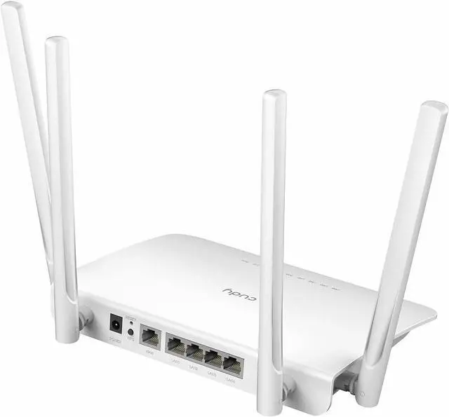 Alt view image 2 of 7 - Cudy AC1200 Gigabit WiFi Router(WR1300), Dual Band MU-MIMO Wireless Internet Router, 4 x Antennas, VPN, Guest WiFi and AP Mode, Long Range Coverage