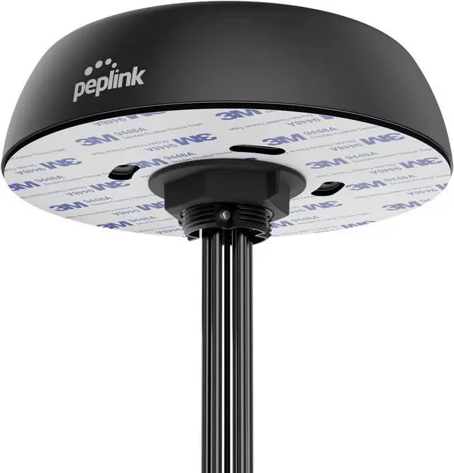 Alt view image 3 of 5 - Peplink Cellular and WiFi Antenna Mobility 42G 5G/LTE 2x2 MIMO Dual Band (2.4GHz & 5GHz) External Router Computer Networking Antenna System with GPS receiver Robust IP68 Rating 6.5 ft, Black