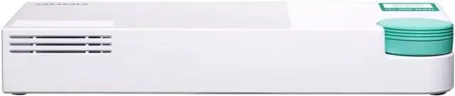 Alt view image 2 of 6 - QNAP QSW-308-1C 10GbE Switch, with 3-Port 10G SFP+ (One 10GbE SFP+/RJ45 Combo Port) and 8-Port Gigabit Unmanaged Switch